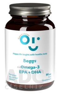 Beggs OMEGA-3, EPA+DHA cps 1x90 ks