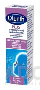 OLYNTH PLUS 0,5 mg/50 mg/ml nosový roztokový sprej aer nao (fľ.HDPE biela) 1x10 ml