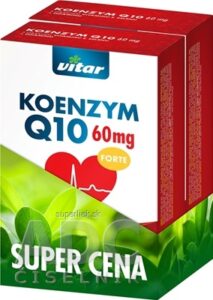 VITAR KOENZYM Q10 FORTE 60 mg DUOPACK cps 2x60 ks (120 ks), 1x1 set