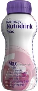Nutridrink Max s jahodovou príchuťou (inov.2021) 4x300 ml (1200 ml)