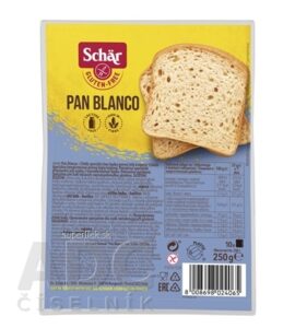 Schär PAN BLANCO chlieb bezgluténový, biely, krájaný 1x250 g