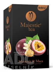Biogena Majestic Tea Maracuja & Maca ovocný čaj 20x2,5 g (50 g)