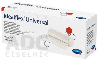 Idealflex universal obväz univerzálny trvalo elastický, 6 cm x 5 m, 1 ks
