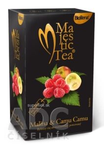 Biogena Majestic Tea Malina & Camu Camu bylinný čaj 20x2,5 g (50 g)