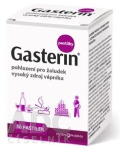GASTERIN pastilky - RosenPharma žuvacie pastilky 1x30 ks