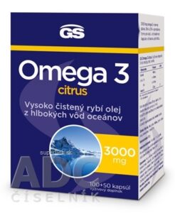 GS Omega 3 Citrus cps 100+50 (inov.2023) (150 ks)