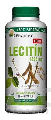 BIO Pharma Lecitín Forte 1325 mg cps 90+45 (50% ZADARMO) (135 ks)