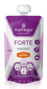 Nutrego FORTE s príchuťou marhuľa 12x200 ml