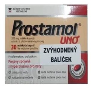 Prostamol uno (60 + 30) balíček cps 320 mg 60 ks (ŠÚKL: 59711) + 30 ks (ŠÚKL: 59710), 1x1 set