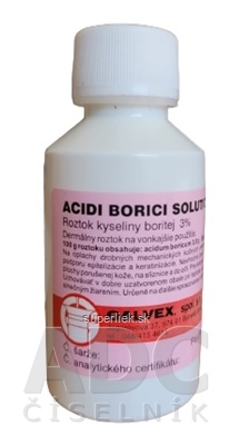 ACIDI BORICI SOLUTIO 3 % - GALVEX sol der 1x100 g