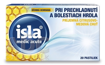 ISLA MEDIC acute citrus-med pastilky 1x20 ks