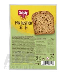 Schär PAN RUSTICO chlieb bezgluténový, viaczrnný, krájaný 1x250 g