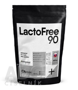 kompava LactoFree 90 prášok, príchuť malina, proteín 1x500 g