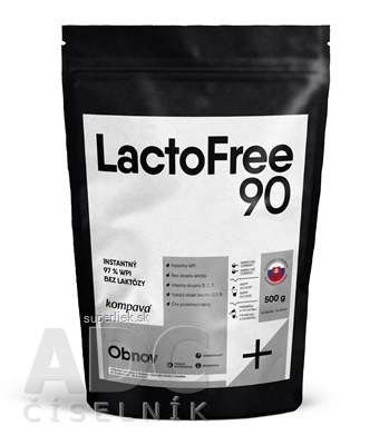 kompava LactoFree 90 prášok, príchuť malina, proteín 1x500 g