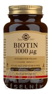Solgar Biotin 1000 µg cps 1x50 ks