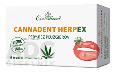 Cannaderm CANNADENT HERPEX cps 1x28 ks