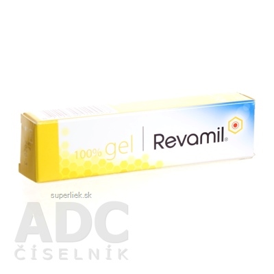 Revamil hydrofilný gél s medom gél na hojenie rán 1x18 g