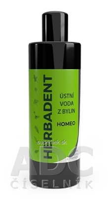 HERBADENT HOMEO ÚSTNA VODA z bylín 1x400 ml