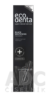 EcoDenta BLACK WHITENING čierna zubná pasta na bielenie zubov 1x100 ml