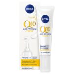 NIVEA Q10 Power Spevňujúci očný krém proti vráskam, 15 ml