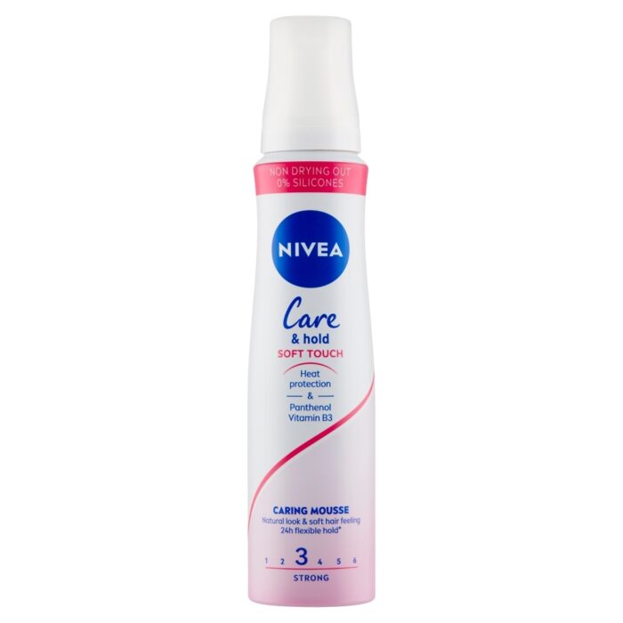 NIVEA Care & Hold Soft Touch Penové tužidlo, 150 ml