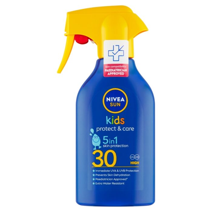 NIVEA Sun Protect & Care detský sprej na opaľovanie OF 30, 270 ml