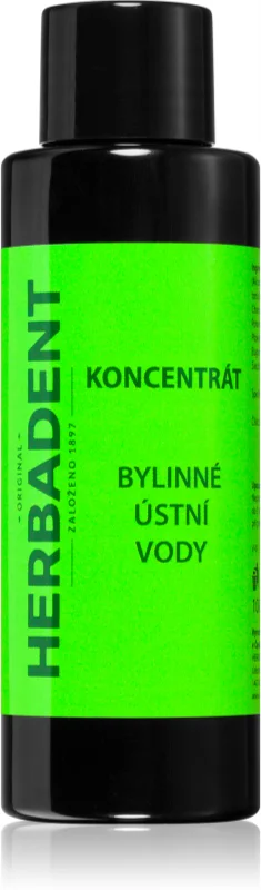 HERBADENT Original Koncentrát Bylinná ÚSTNA VODA 1x100 ml