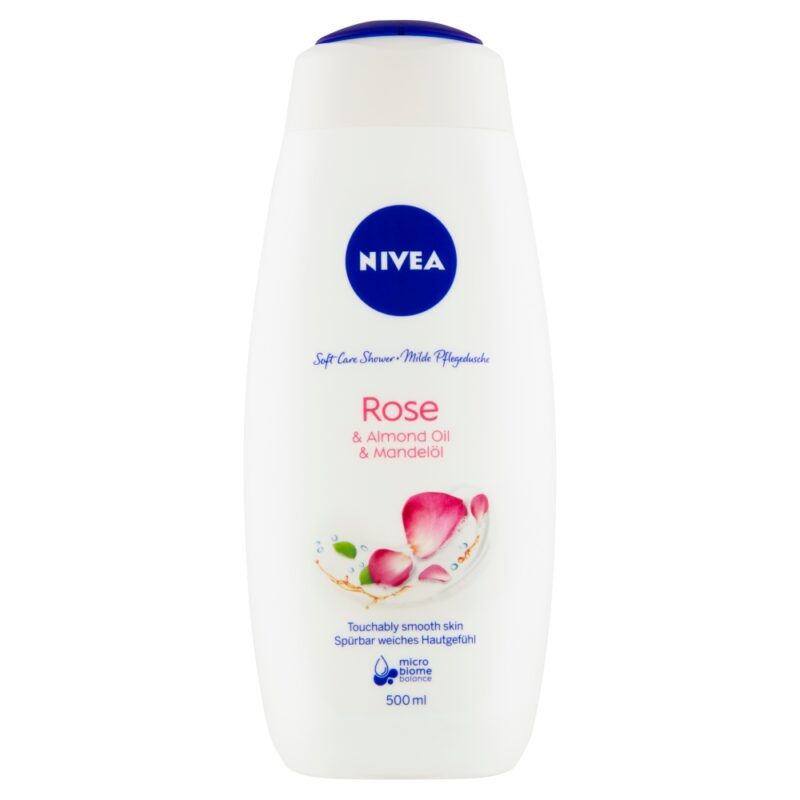 NIVEA Rose & Almond Oil Ošetrujúci sprchovací gél, 500 ml