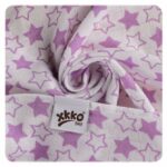 XKKO BMB Bambusová plienka Little Stars Lilac, 70x70, MIX 3ks