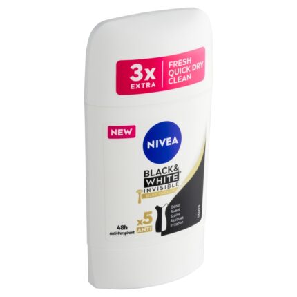 NIVEA Black & White Invisible Silky Smooth Tuhý antiperspirant 50 ml
