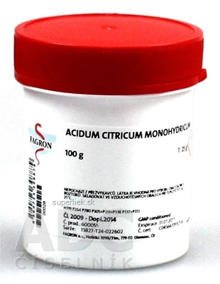 Acidum citricum monohydricum - FAGRON 1x100 g