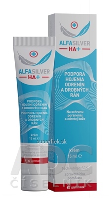 ALFASILVER HA+ krém na ošetrenie rán 1x15 ml