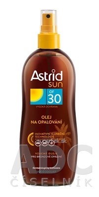 ASTRID SUN Olej na opaľovanie OF 30 sprej 1x200 ml