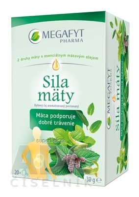 MEGAFYT Sila mäty bylinný čaj porciovaný 20x1,5 g (30 g)