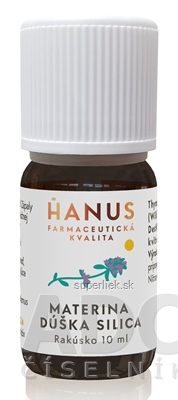 HANUS SILICA MATERINA DÚŠKA ole 1x10 ml