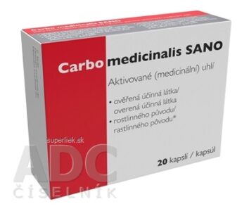 Carbo Medicinalis SANO cps 1x20 ks