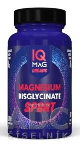 IQ MAG ORGANIC SPORT Organický HORČÍK + Vitamín B6 cps 1x90 ks