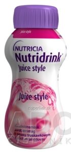 Nutridrink Juice style s jahodovou príchuťou 24x200 ml (4800 ml)