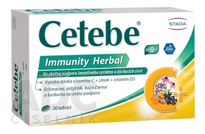 Cetebe Immunity Herbal tbl 1x30 ks