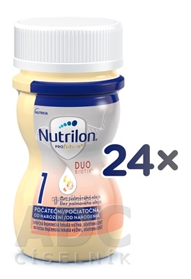 Nutrilon 1 Profutura DUOBIOTIK RTF počiatočná dojčenská výživa (od narodenia), tekutá (inov.2023) 24x70 ml (1680 ml)