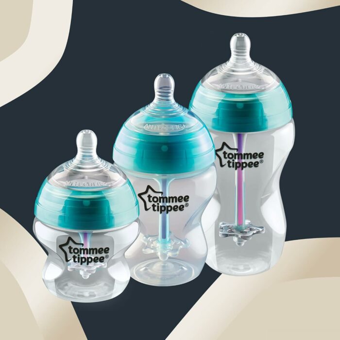 Tommee Tippee CTN Dojčenská Flaša ADVANCED ANTI-COLIC pomalý prietok, 260 ml 0m+, 2ks