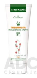 Cannaderm THERMOLKA - hrejivé konopné mazanie 1x250 ml