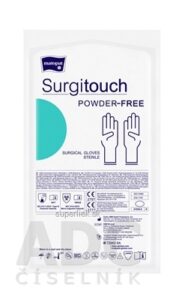 Surgitouch RUKAVICE veľ. 6,5; chirurgické, sterilné, nepudrované, latexové 1x1 pár