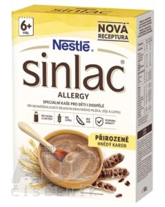 Nestlé Nemliečna kaša SINLAC Allergy pre deti (od ukonč. 6. mesiaca) aj dospelých (inov. 2024) 1x500 g