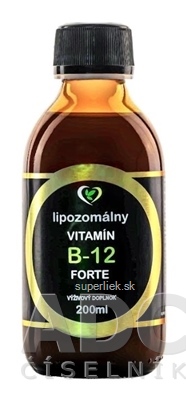 Vesantech Lipozomálny prírodný VITAMÍN B12 forte 1x200 ml