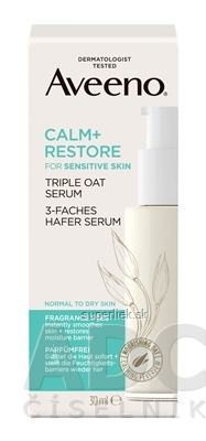 Aveeno CALM+RESTORE Triple oat serum pleťové sérum 1x30 ml