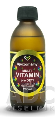 Zdravý svet Lipozomálny MULTIVITAMÍN pre DETI 1x200 ml