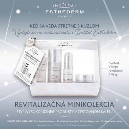 ESTHEDERM Cellular Revitalizačná minikolekcia Osmocl.cleanser 15ml+Cellular Water Mist 30ml+Age Proteom sérum 15ml+Lift Repair krém 30ml, 1x1 set