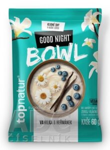 topnatur BOWL KAŠA Good night vanilka a harmanček, bezlepková instantná zmes 1x60 g