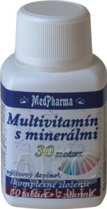 MedPharma MULTIVITAMÍN S MINERÁLMI 30 ZLOŽIEK tbl 30+7 zadarmo (37 ks)